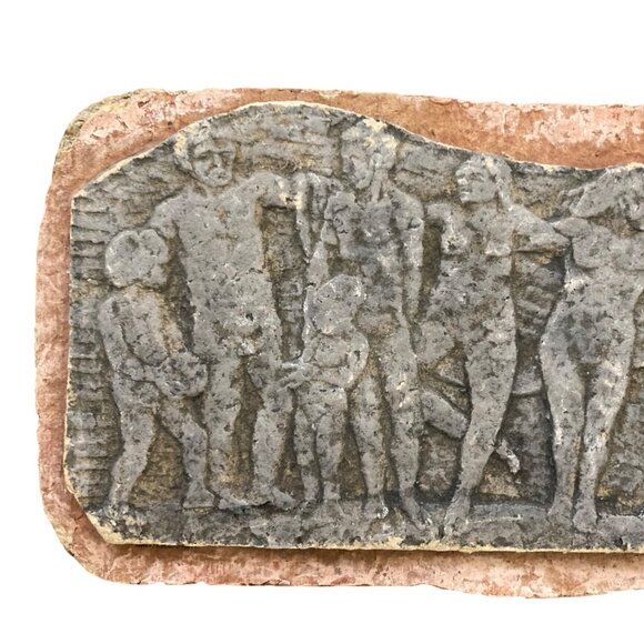 Jeneal Knapp Molded Paper Pulp Panel Art Work Titled "Natural State" 1995 - Picture 2 of 5